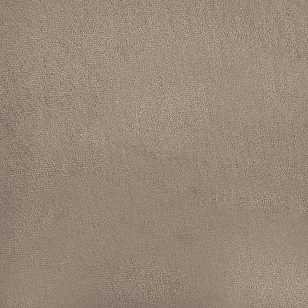 Driezitsbank 180 cm microvezelstof taupe