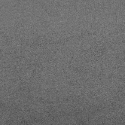 Driezitsbank 180 cm microvezelstof donkergrijs