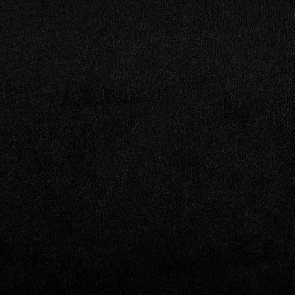 Driezitsbank 180 cm microvezelstof zwart
