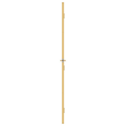 Binnendeur smal 93x201,5 cm gehard glas en aluminium goudkleur