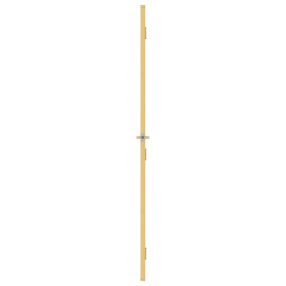 Binnendeur smal 102,5x201,5 cm gehard glas en aluminium goud