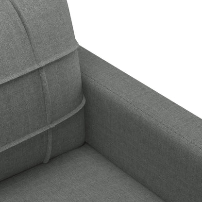 Tweezitsbank 120 cm stof donkergrijs