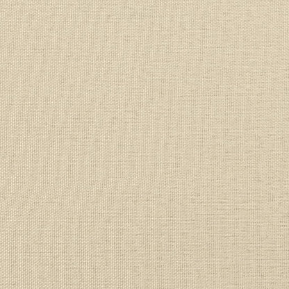 Tweezitsbank 120 cm stof crèmekleurig