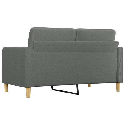 Tweezitsbank 140 cm stof donkergrijs