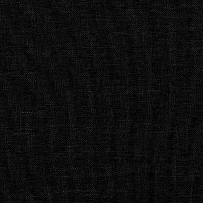 Tweezitsbank 140 cm stof zwart