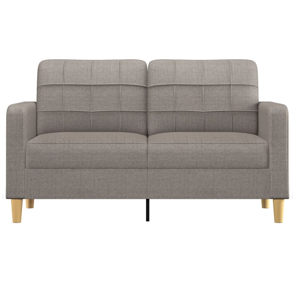 Tweezitsbank 140 cm stof taupe