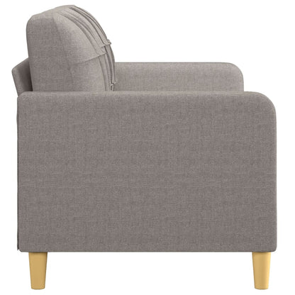 Tweezitsbank 140 cm stof taupe