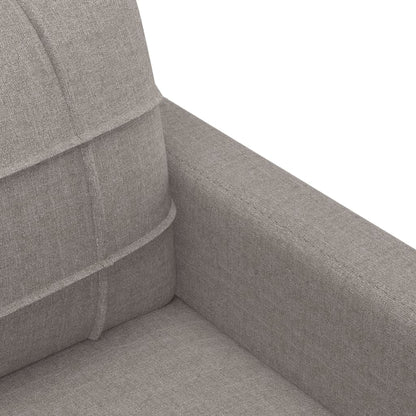 Tweezitsbank 140 cm stof taupe