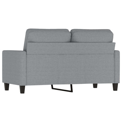 Tweezitsbank 120 cm stof lichtgrijs