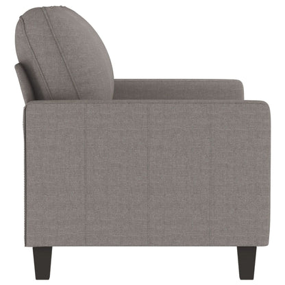 Tweezitsbank 120 cm stof taupe