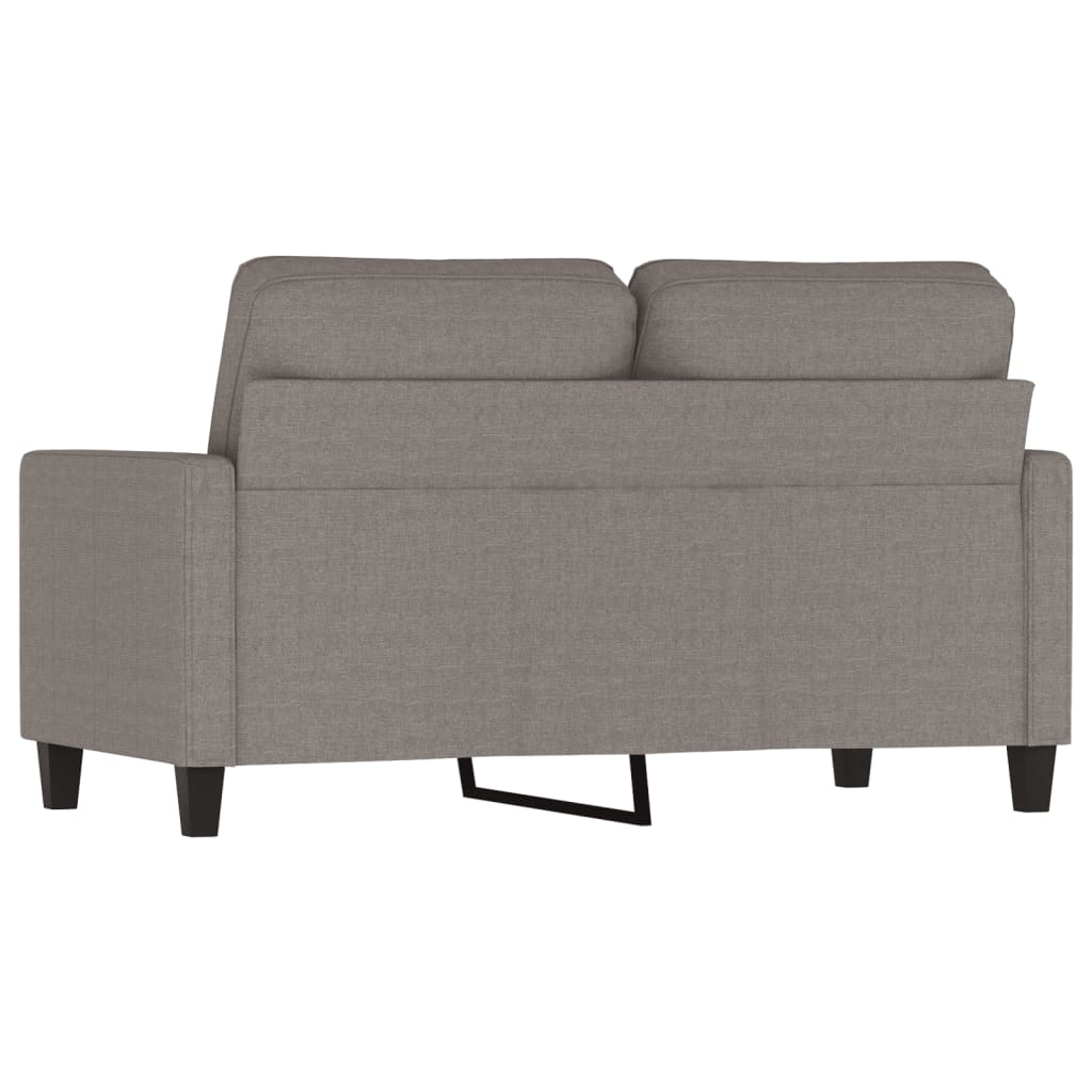 Tweezitsbank 120 cm stof taupe