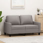 Tweezitsbank 120 cm stof taupe