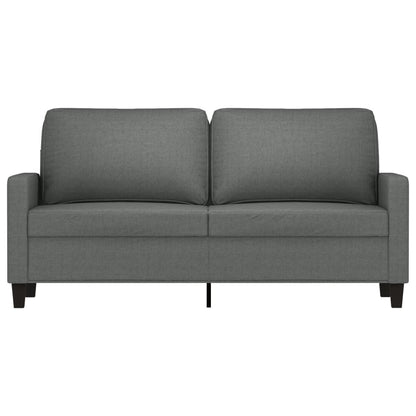 Tweezitsbank 140 cm stof donkergrijs
