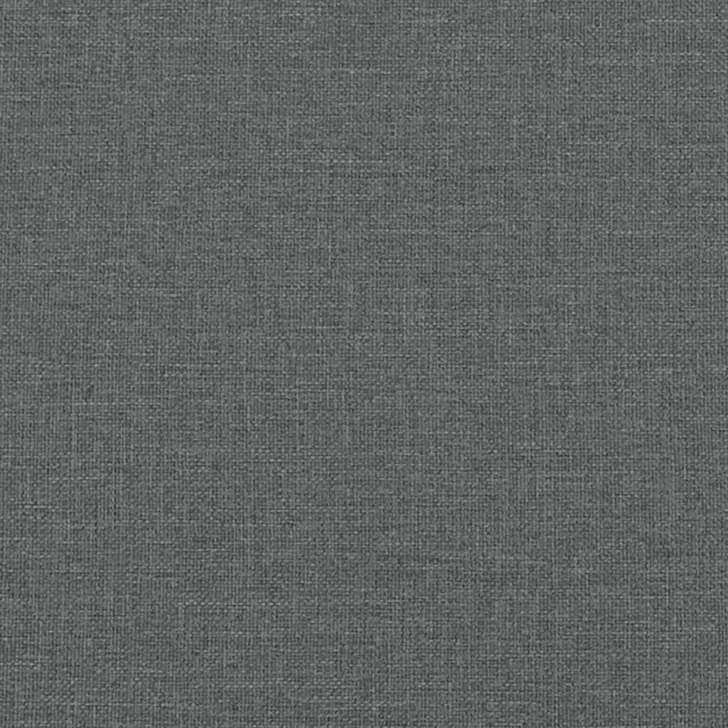 Tweezitsbank 140 cm stof donkergrijs