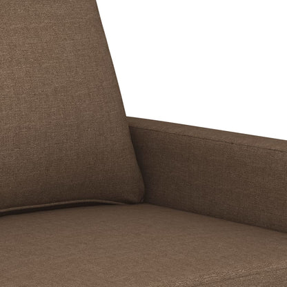 Tweezitsbank 140 cm stof bruin