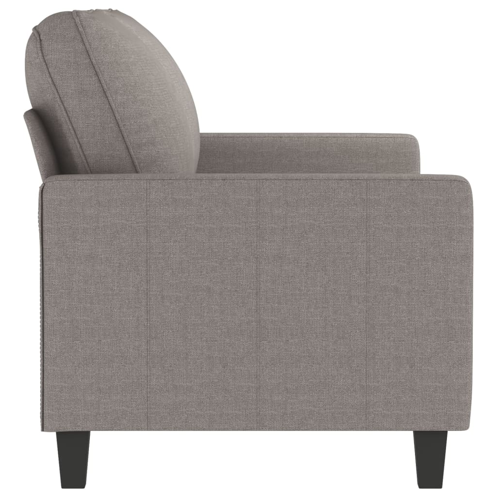 Tweezitsbank 140 cm stof taupe