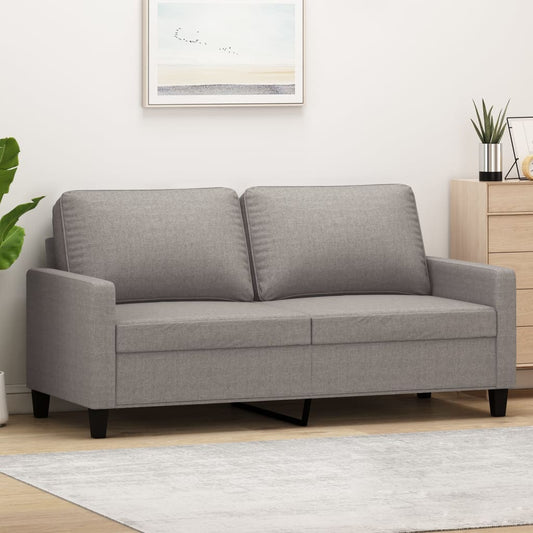 Tweezitsbank 140 cm stof taupe
