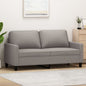 Tweezitsbank 140 cm stof taupe