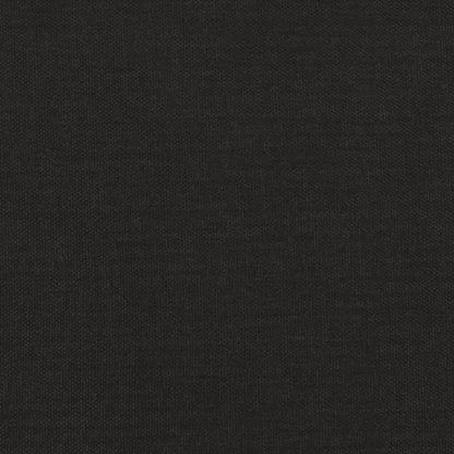 Driezitsbank 180 cm stof zwart
