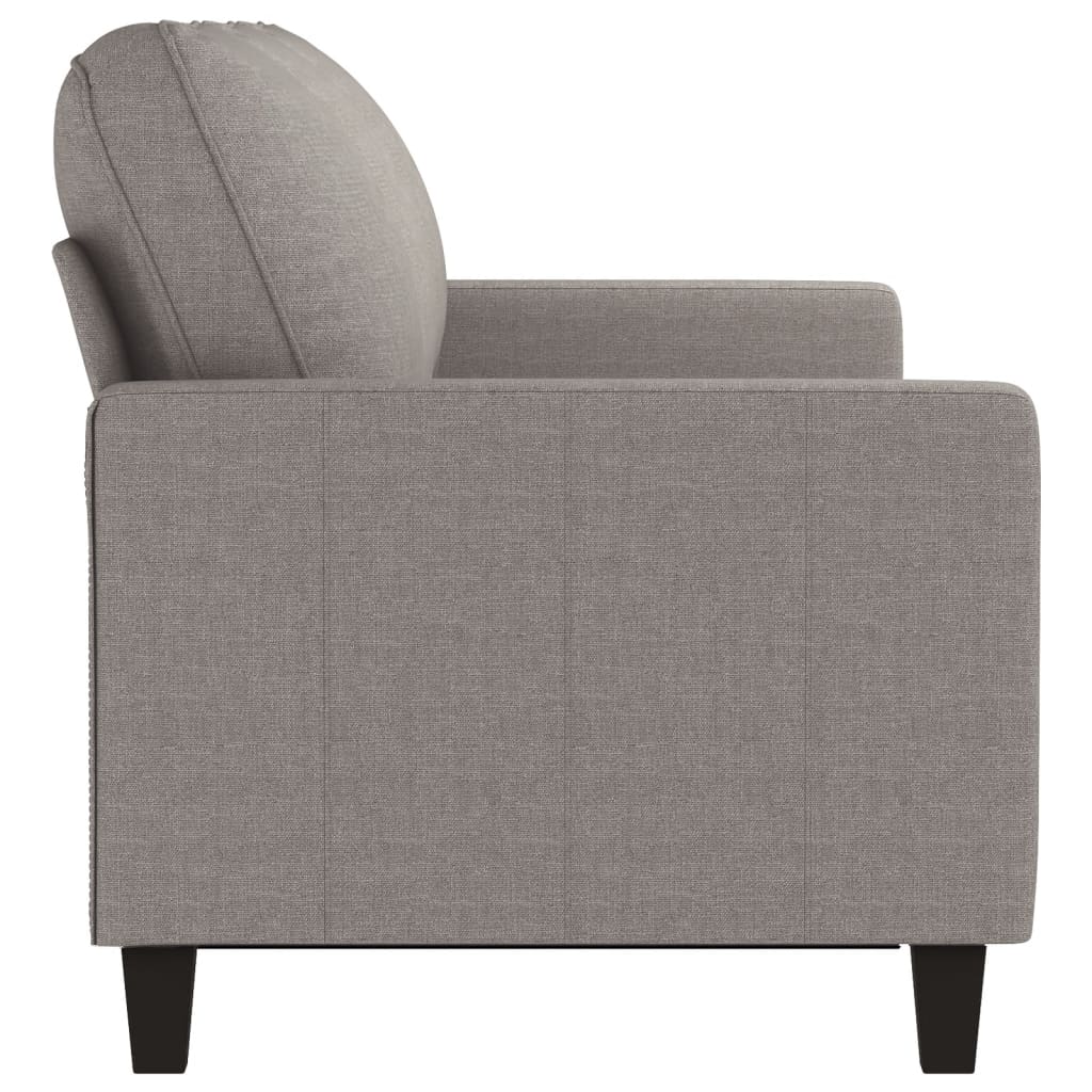 Driezitsbank 180 cm stof taupe