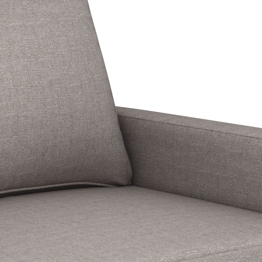 Driezitsbank 180 cm stof taupe