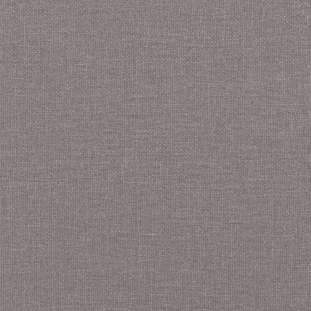Driezitsbank 180 cm stof taupe
