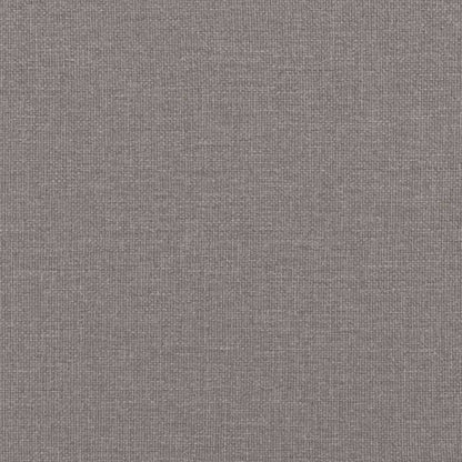 Driezitsbank 180 cm stof taupe