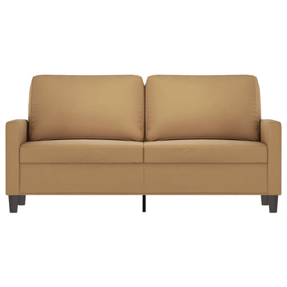 Tweezitsbank 140 cm stof bruin