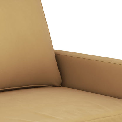 Driezitsbank 180 cm fluweel bruin