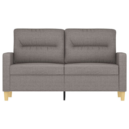 Tweezitsbank 120 cm stof taupe
