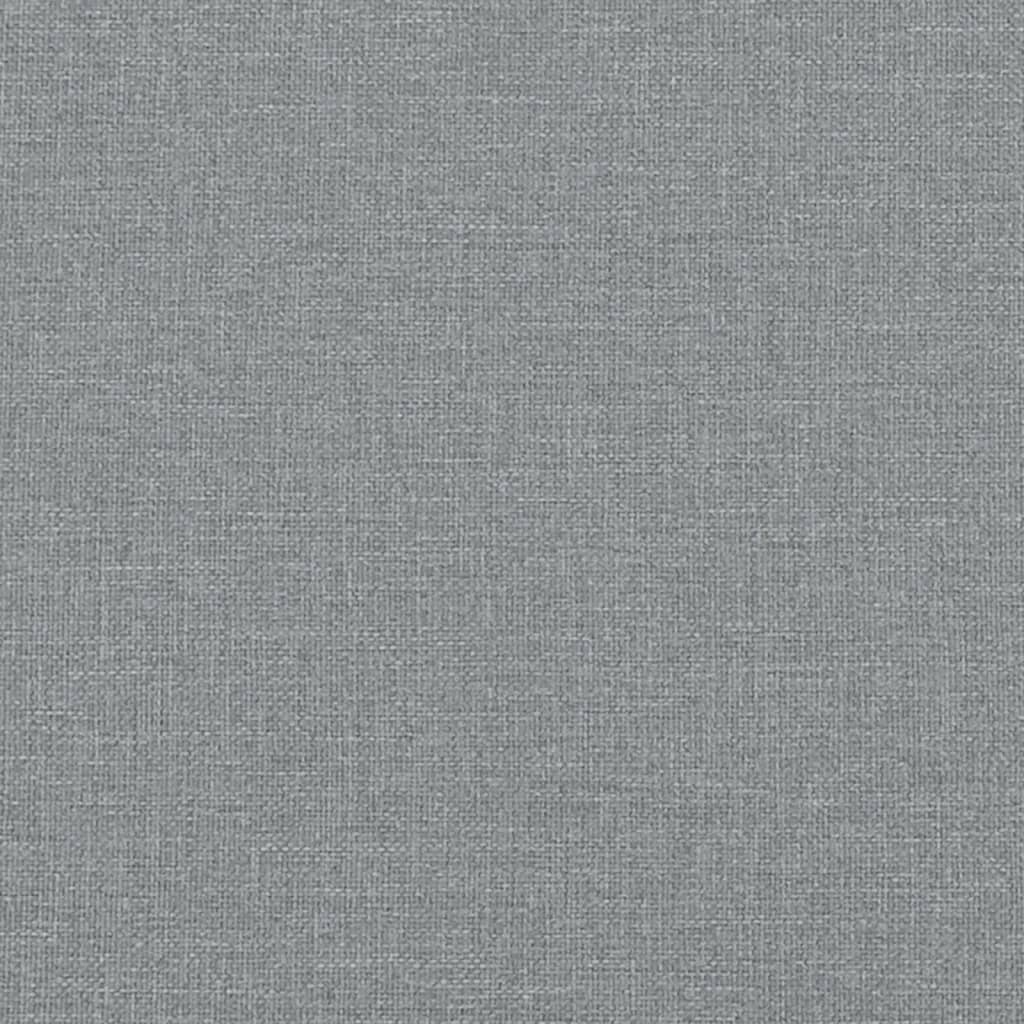 Tweezitsbank 140 cm stof lichtgrijs