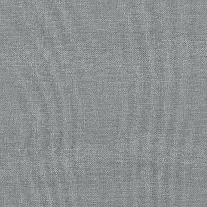 Tweezitsbank 140 cm stof lichtgrijs