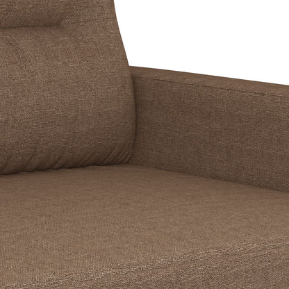Tweezitsbank 140 cm stof bruin
