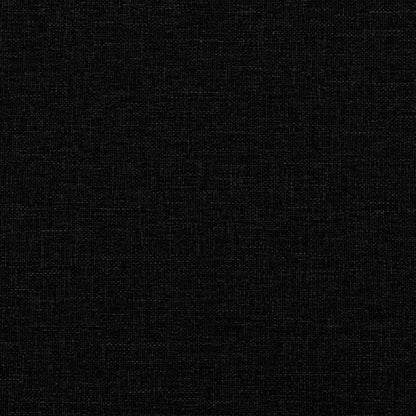 Tweezitsbank 140 cm stof zwart