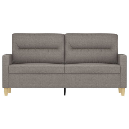 Tweezitsbank 140 cm stof taupe