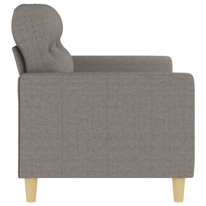Tweezitsbank 140 cm stof taupe