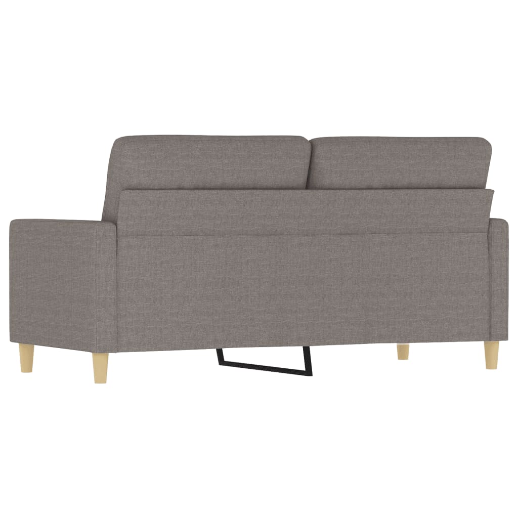 Tweezitsbank 140 cm stof taupe