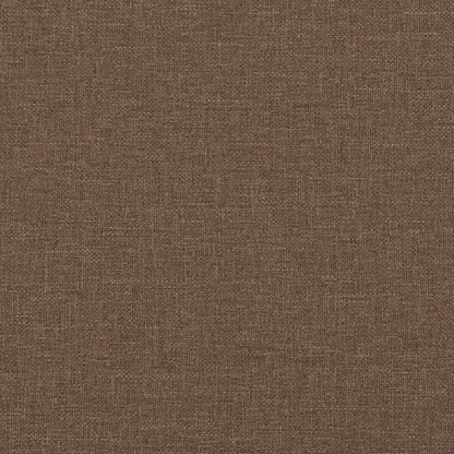 Driezitsbank 180 cm stof bruin