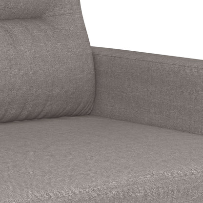 Driezitsbank 180 cm stof taupe