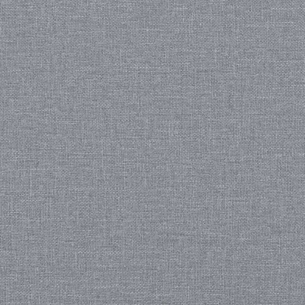 Tweezitsbank 120 cm stof lichtgrijs