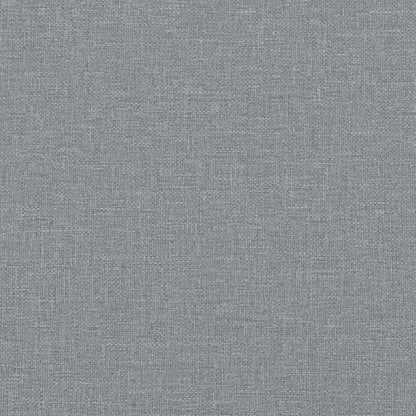 Tweezitsbank 120 cm stof lichtgrijs