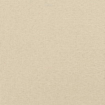 Tweezitsbank 120 cm stof crèmekleurig