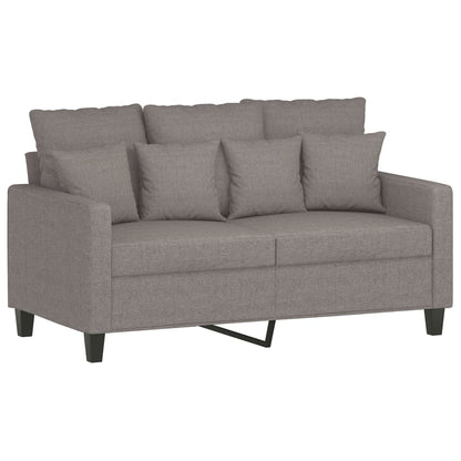 Tweezitsbank 120 cm stof taupe