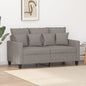 Tweezitsbank 120 cm stof taupe