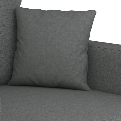 Tweezitsbank 140 cm stof donkergrijs