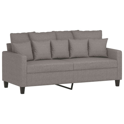 Tweezitsbank 140 cm stof taupe
