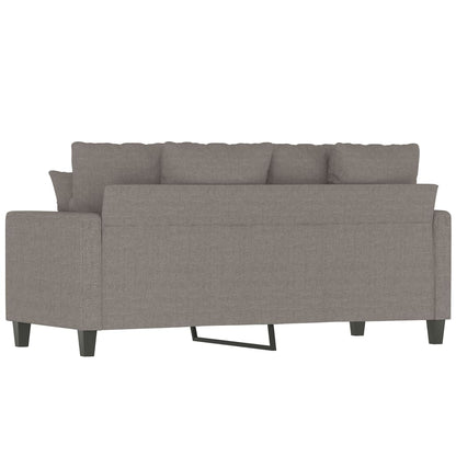 Tweezitsbank 140 cm stof taupe