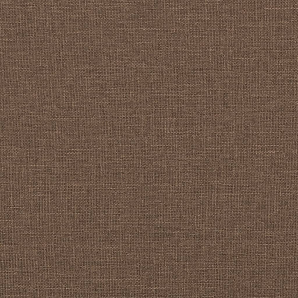 Driezitsbank 180 cm stof bruin