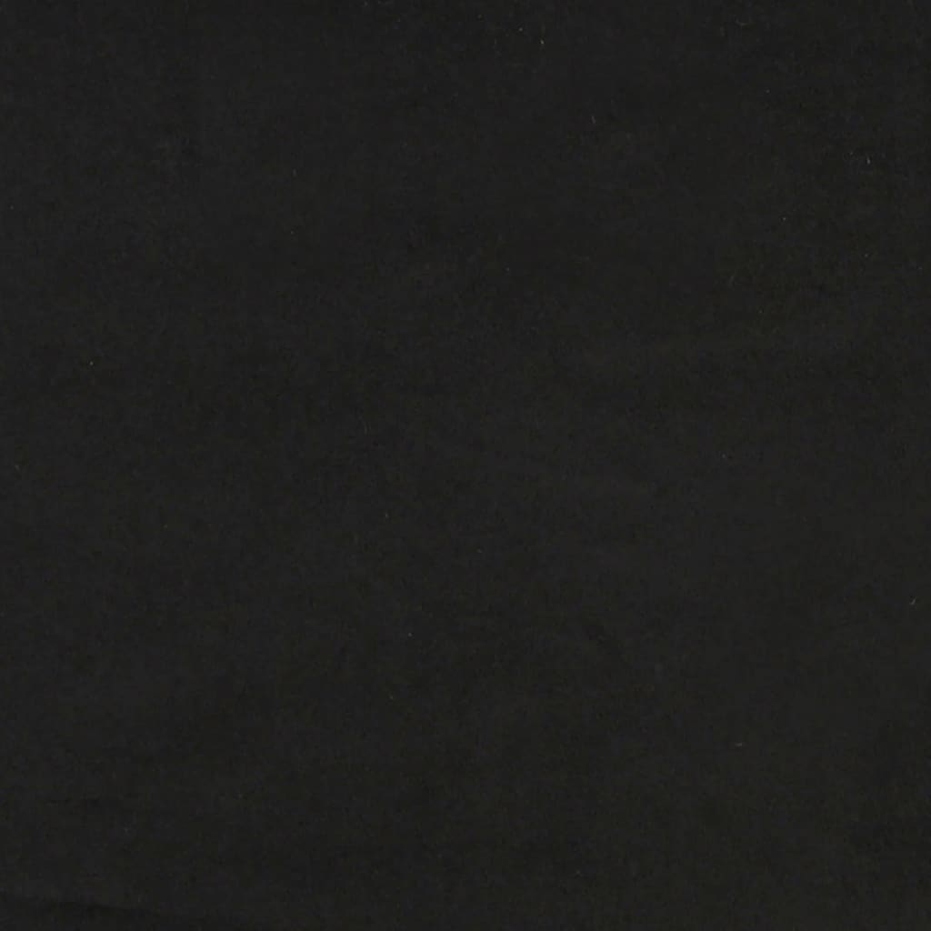 Tweezitsbank 140 cm fluweel zwart
