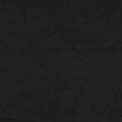 Tweezitsbank 140 cm fluweel zwart